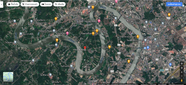 ขายที่ดินใกล้แม่น้ำแม่กลอง-อัมพวาสมุทรสงคราม เนื้อที่ 2 ไร่ ขาย 6 ล้านต่อไร่