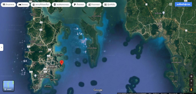 ขายที่ดินเมืองภูเก็ตบนเกาะสิเหร่ใกล้ทะเล เนื้อที่ 23ไร่เศษ ขาย  8 ล้านต่อไร่