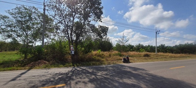 ขายที่ดินหน้าติดถนนทางหลวงบางสะพาน ประจวบคีรีขันธ์ เนื้อที่ 1 ไร่เศษ ขาย 2 ล้าน