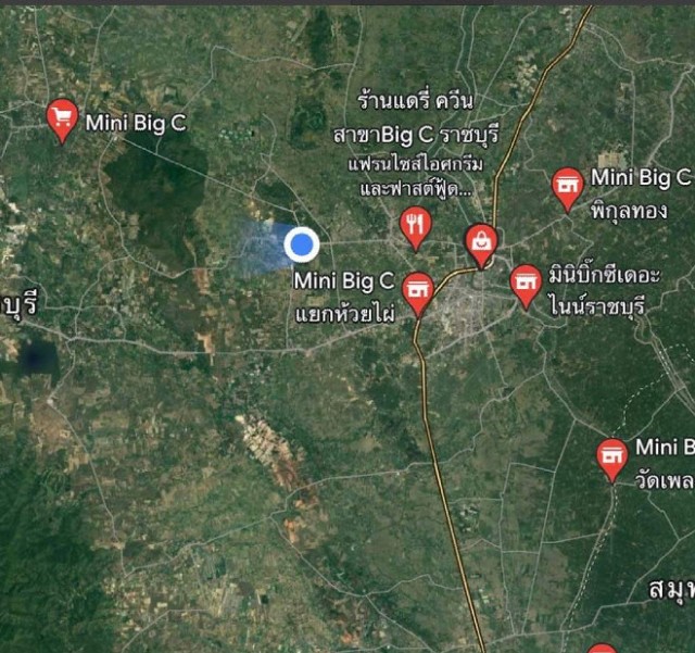ขายที่ดินหินกองเมืองราชบุรีห่างแม็คโครประมาณ10กม.เนื้อที่47ไร่ขาย 1.4 ล้านต่อไร่