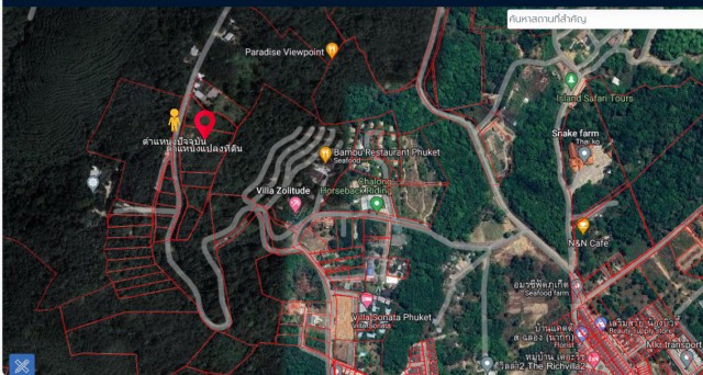 ขายที่ดินซีวิวฉลองในซอยในตรอกห่างถนนเจ้าฟ้าเพียง2.4กม.เนื้อที่ 2 ไร่ ขาย 25 ล้าน