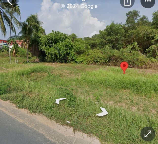 SALEขายที่ดินถลางพิกัดสาคู หน้าติดถนนใกล้หาดไนยาง เนื้อที่ 1-3-56 ไร่ขาย 38 ล้าน