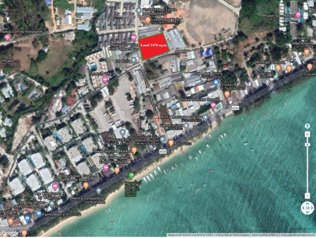 SALE ขายที่ดินใกล้ทะเลหาดราไวย์ ห่างทะเล180ม.เนื้อที่1.5 ไร่เศษขาย 36 ล้านต่อไร่