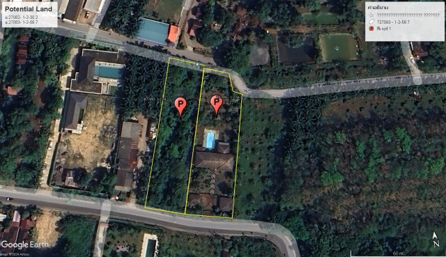 SALEขายที่ดินพร้อมบ้านพลูวิลล่า2ชั้น บ้านดอน ถลางเนื้อที่ 3ไร่เศษ ขายเหมา 42ล้าน
