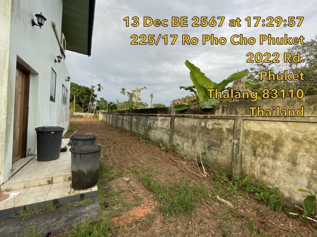 SALEขายที่ดินพร้อมบ้านพลูวิลล่า2ชั้น บ้านดอน ถลางเนื้อที่ 3ไร่เศษ ขายเหมา 42ล้าน
