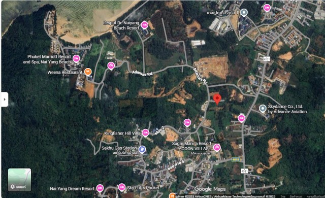 SALEขายที่ดินหน้าติดถนนบ้านตรอกม่วง ถลาง ภูเก็ตเนื้อที่ 2.5 ไร่ขาย 14 ล้านต่อไร่