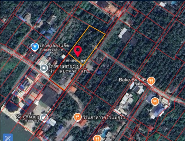 SALEขายที่ดินติดคลองใกล้แม่น้ำแม่กลอง-อัมพวา เนื้อที่ 1 ไร่เศษ ขายเหมา 4.5 ล้าน
