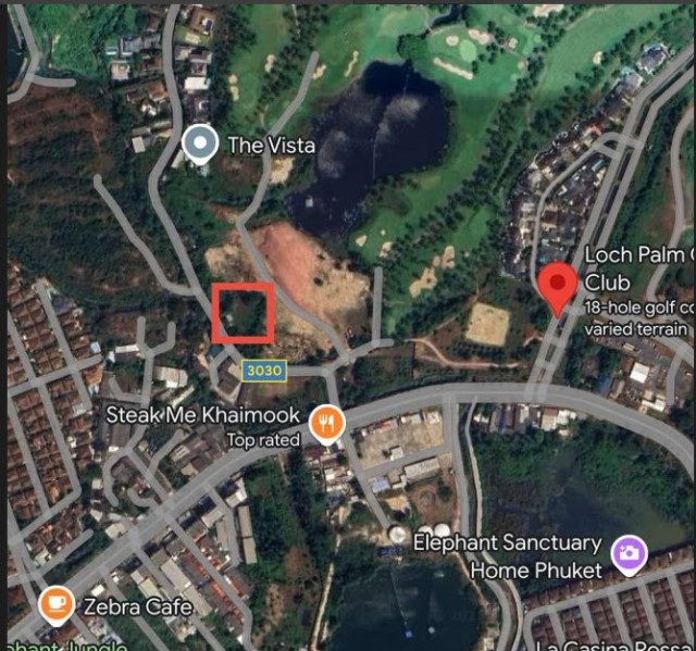 SALEขายที่ดินกะทู้หน้าติดถนนใกล้ Loch Palm Courtyard เนื้อที่ 1.5 ไร่ขาย 35 ล้าน