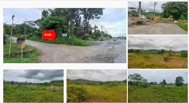 SALEขายที่ดินถลางใกล้ถนนป่าคลอก-ท่าเรือ-เมืองใหม่เนื้อที่ 49.5 ไร่ขาย205.12 ล้าน