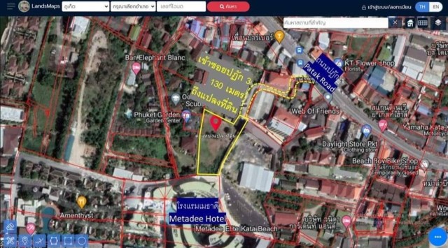 ขายที่ดินโซนกะตะห่างทะเล 900 ม.ในซอยปฎัก 3 เนื้อที่ 1 ไร่ 2 งาน ขายเหมา 25 ล้าน