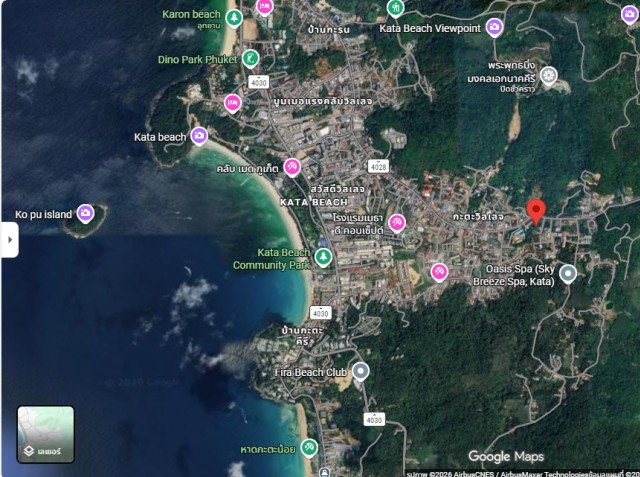 ขายที่ดินโซนกะตะติดถนนปฎัก 100 เนื้อที่ 1 ไร่ 2 งาน 99.10 ตร.วขายเหมา 35 ล้าน