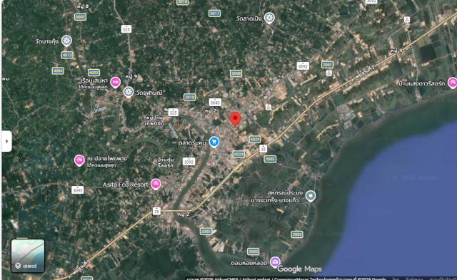 SALEขายที่ดินเมืองสมุทรสงคราม บางแก้วห่างถนน 250 ม.เนื้อที่ 358ตร.วาขาย10.74ล้าน