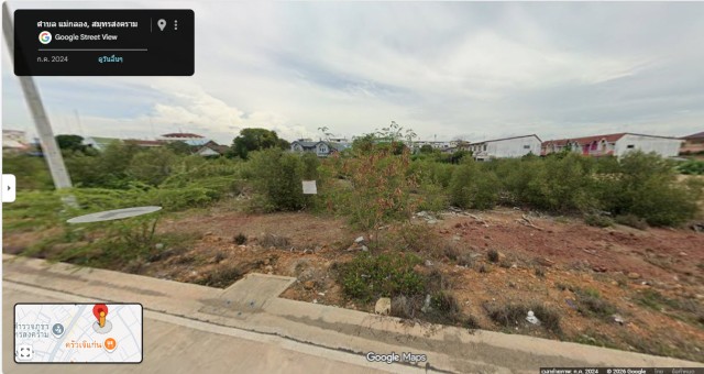 SALEขายที่ดินเมืองสมุทรสงคราม บางแก้วห่างถนน 250 ม.เนื้อที่ 358ตร.วาขาย10.74ล้าน