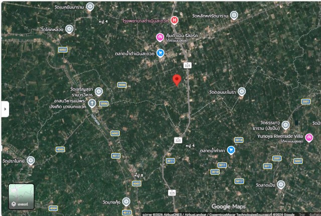 SALEขายที่ดินสวนมะพร้าวหน้าติดคลองขุนพิทักษ์ เนื้อที่ 6 ไร่เศษ ขายเหมา 12 ล้าน