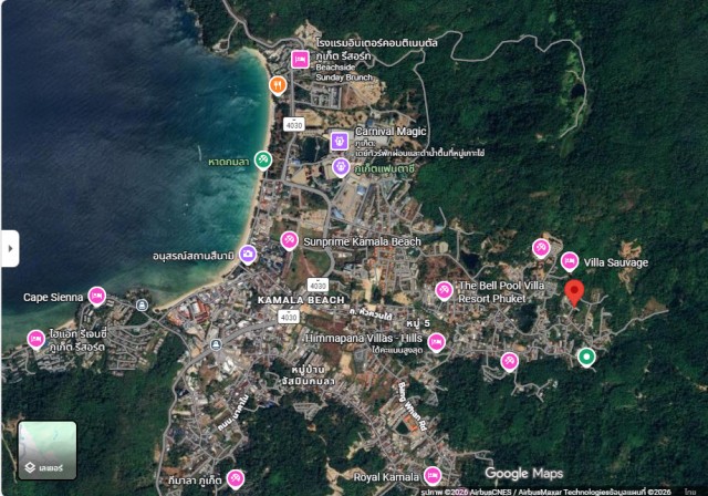 SALEขายที่ดินซีวิวสิ่งปลูกสร้างกมลาซ.ข้างภูเก็ตแฟนตาซีเนื้อที่1ไร่เศษ ขาย17ล้าน