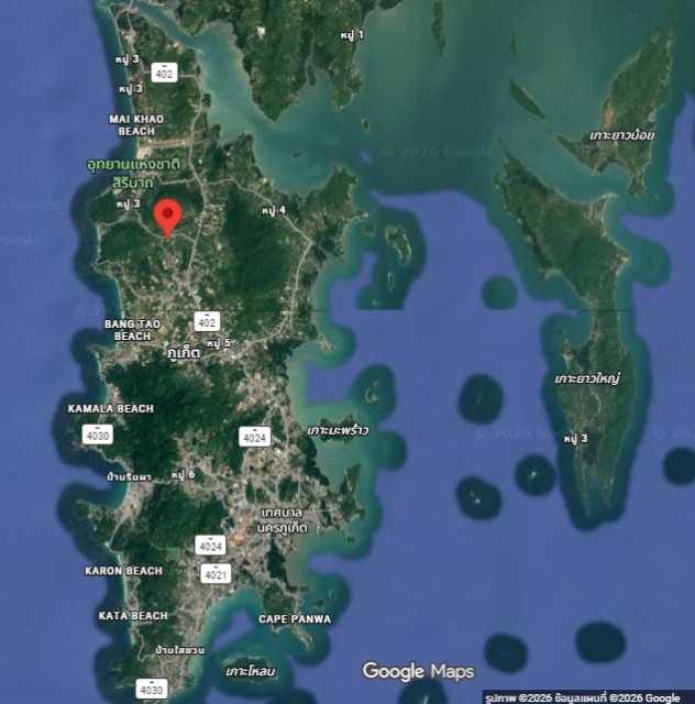 SALEขายที่ดินถลางหน้าติดถนนเทพกระษัตรีย์-ในยาง เนื้อที่ 69.6 ตร.วา ขาย 3.48 ล้าน