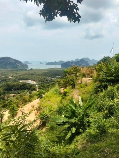 SALEขายที่ดินพังงาซีวิวเสม็ดนางชีใกล้จุดชมวิวอ่าวโต๊ะหลีเนื้อที่21ไร่ขาย4ล้านไร่