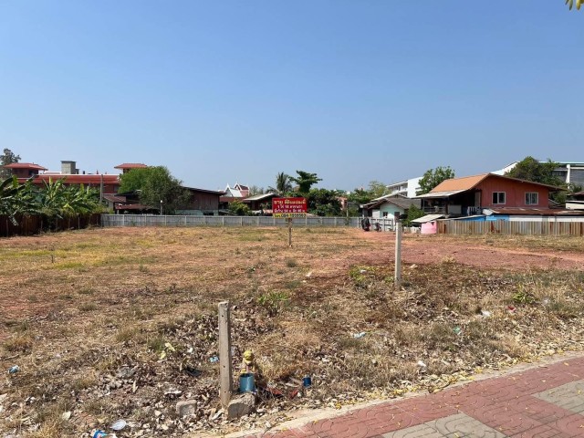 SALEขายที่ดินเมืองสมุทรสงคราม หน้าติดถนนบายพาส เนื้อที่ 1 ไร่เศษ ขายเหมา 25 ล้าน