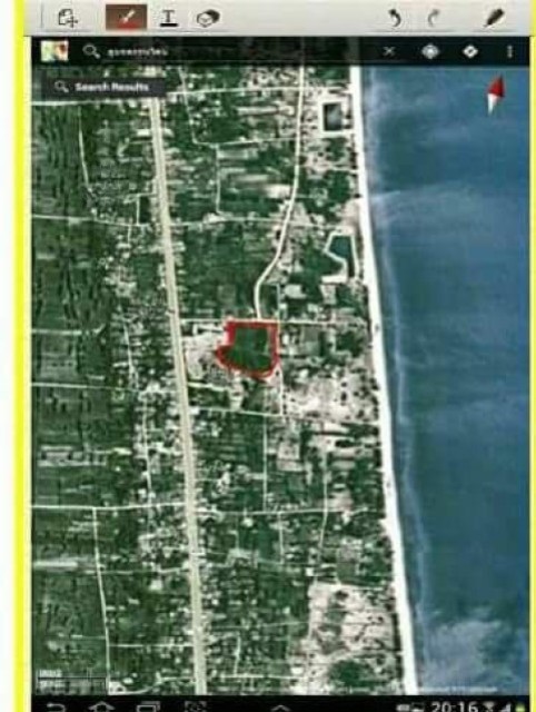 SALEขายที่ดินใกล้ทะเลหาดบ่อดาน สทิ้งพะ สงขลา เนื้อที่ 5.5 ไร่ขายเหมา 7.5 ล้าน