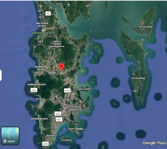 SALEขายที่ดินโกดังถลางทำเลทองเยื้อง Robinson เนื้อที่ 3 ไร่เศษ ขาย 45 ล้าน