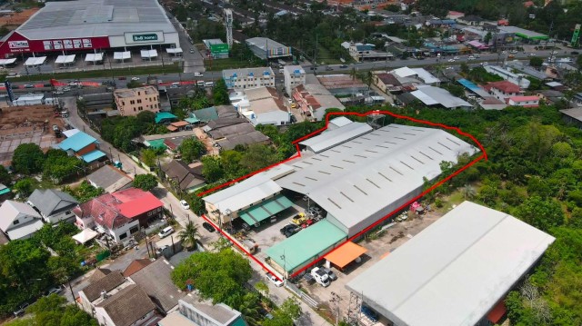 SALEขายที่ดินโกดังถลางทำเลทองเยื้อง Robinson เนื้อที่ 3 ไร่เศษ ขาย 45 ล้าน