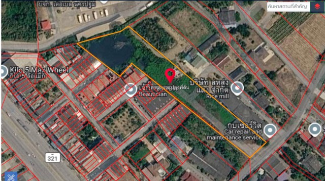SALEขายที่ดินทำเลทองนครปฐม ใกล้ถนนมาลัยแมน เนื้อที่3ไร่เศษขาย4.3ล้านต่อไร่