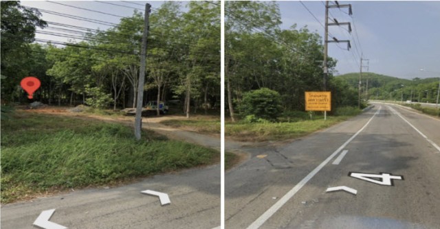 SALEขายที่ดินพังงาบ้านกะไหล ติดถนนเพชรเกษม เนื้อที่ 27 ไร่เศษ ขาย 2.5 ล้านต่อไร่